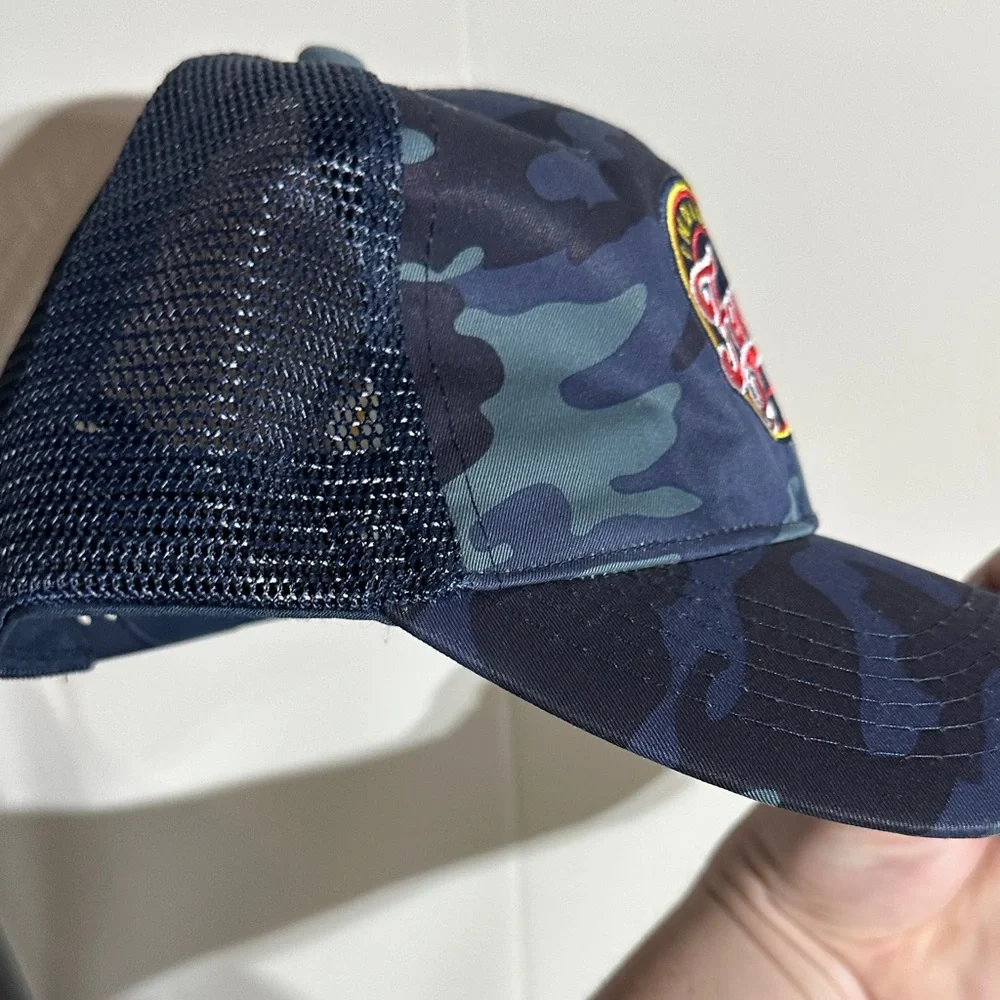 Indiana Fever Navy Camo Mesh Trucker Hat - Picture 6 of 6